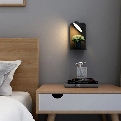 Skanto | Dimmable Multifunctional LED Wall Lamp with USB Charging Port for Bedroom