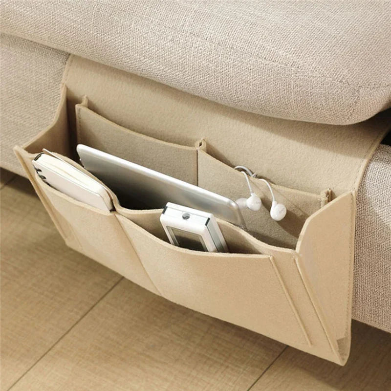 Storage bag for the bed