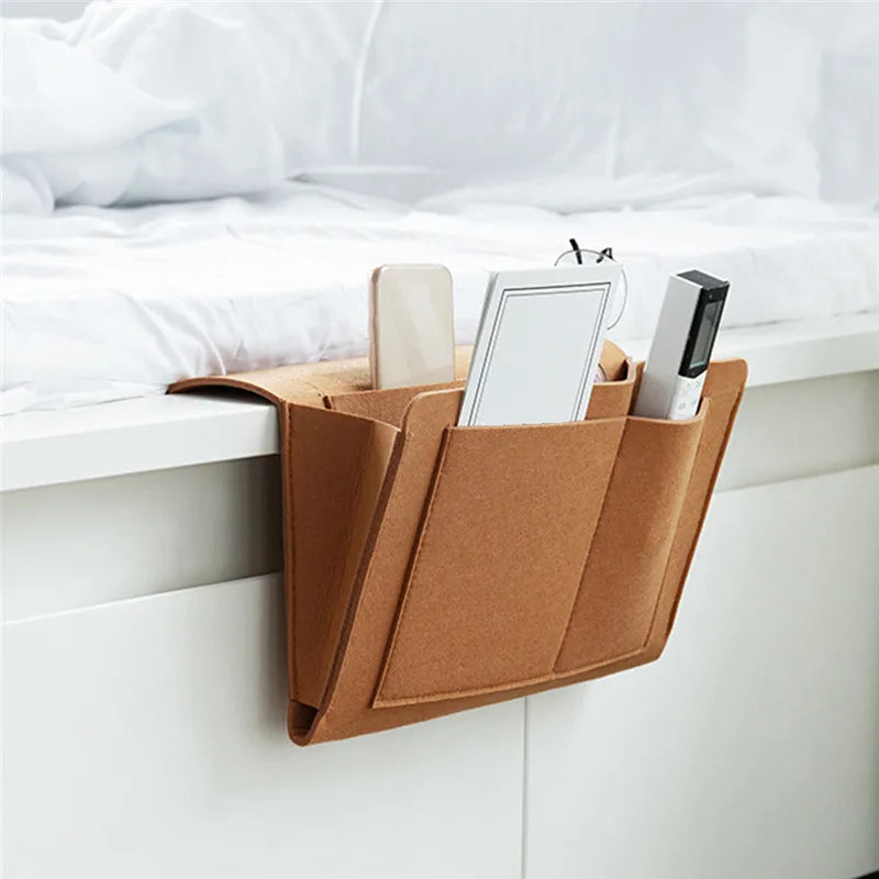 Storage bag for the bed