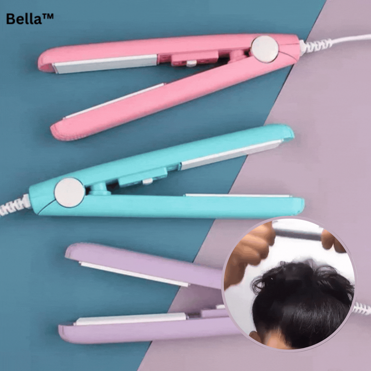 BowLift | Bella™ Mini Curling Iron l Curls your hair beautifully in just 5 minutes!