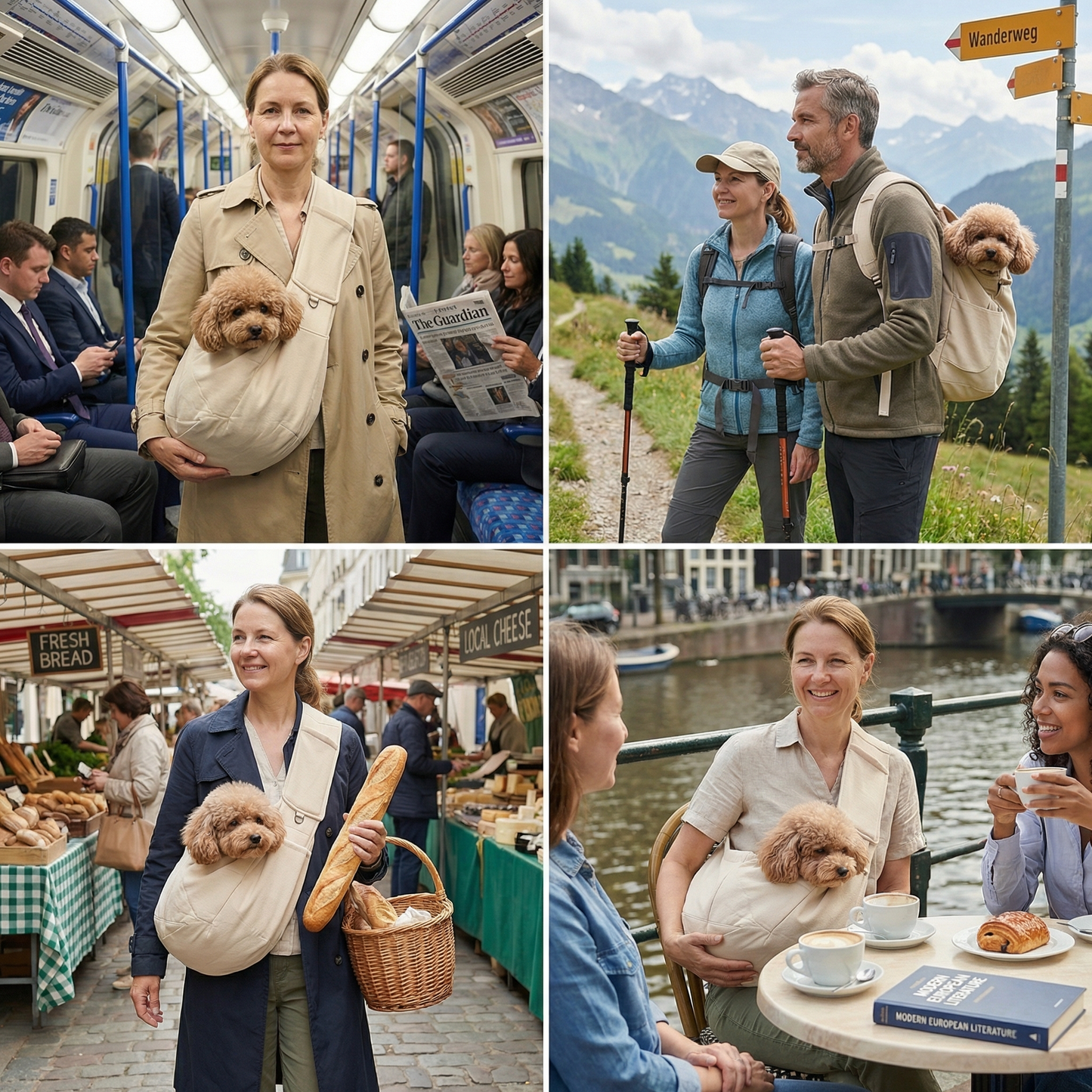 Portable Dog Backpack – Breathable, Waterproof, and Secure Pet Carrier