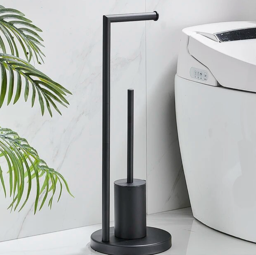 Astra Toilet Paper Holder with Brush Skanto