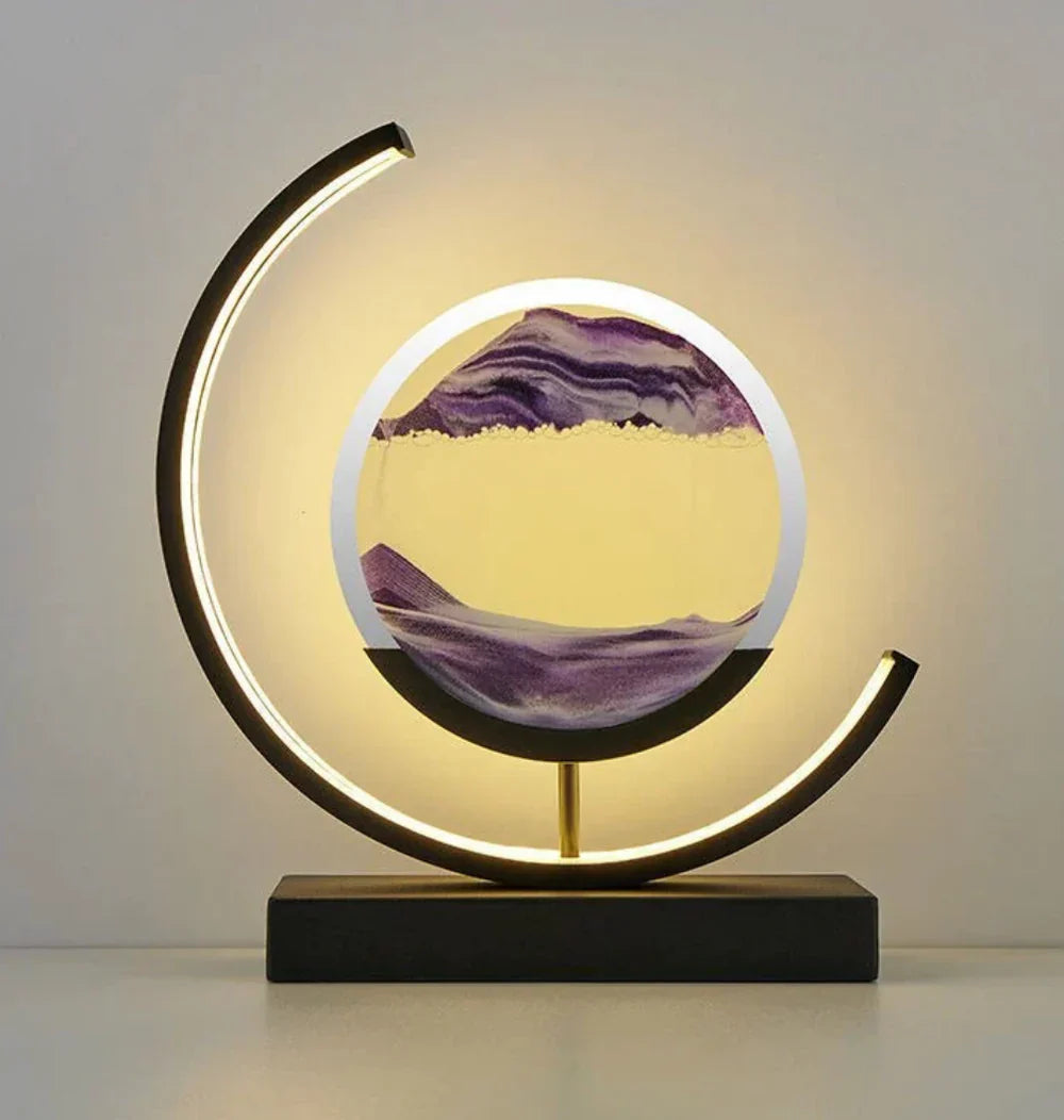 BowLift | Balance Sand Art Lamp | Best Lava Lamps-Inspired Space Lamp, Cool LED Night Light for Relaxing Bedroom & Living Room Decor