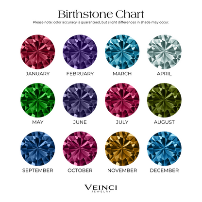 Skanto | Dainty Birth Flower & Birthstone Bracelet