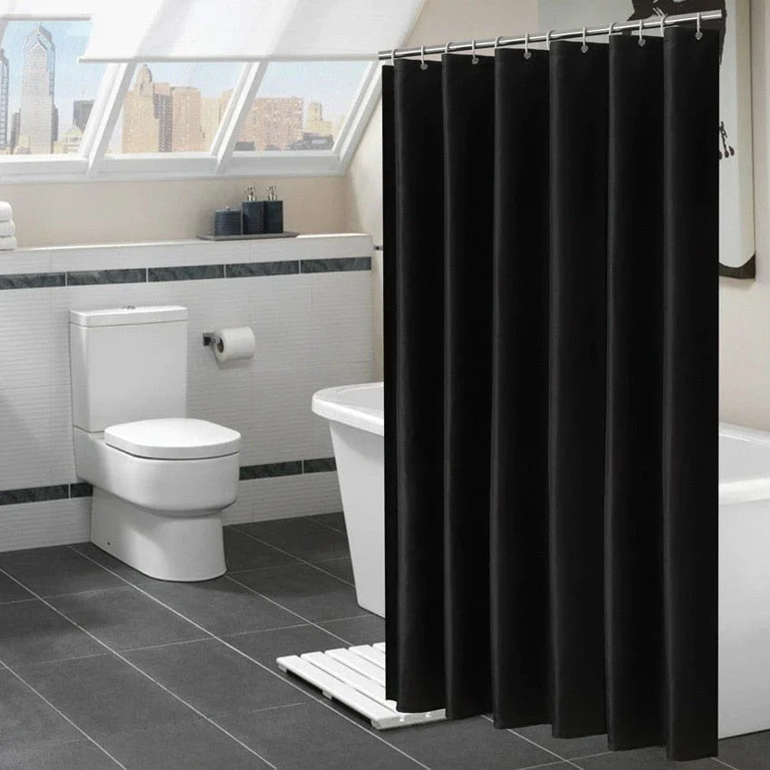 Black shower curtain Skanto