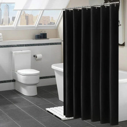 Black shower curtain Skanto