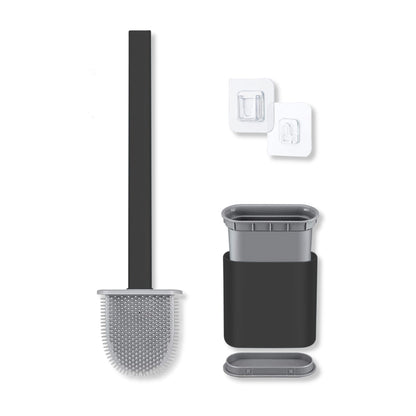 Silicone toilet brush