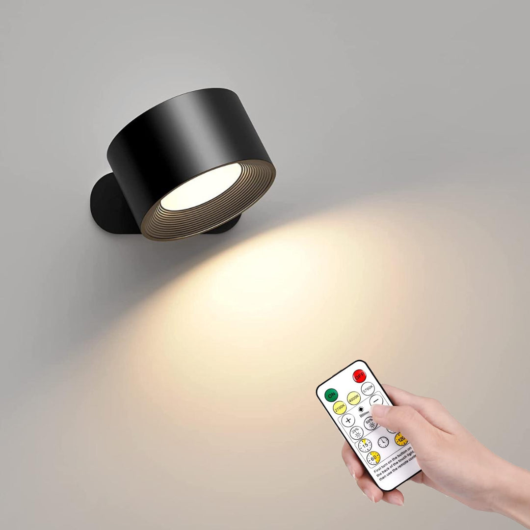 Skanto | Eternity Glow – Wireless LED Wall Lamp with Remote Control and Timer