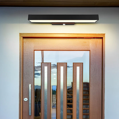 BowLift | Modern LED Wall Lamp with Motion Sensor and Black Housing