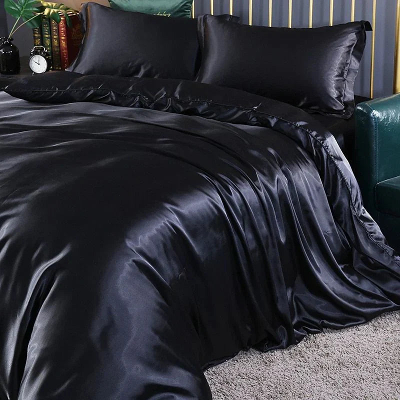 Skanto | Elegant Satin Silk Bedding Set - Luxurious Comfort for Every Night