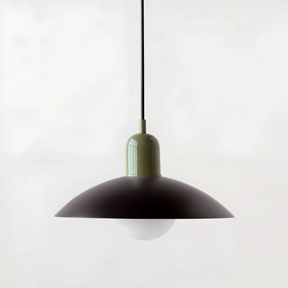 BowLift | Modern Macaron Bauhaus Pendant Light – Iron Shade