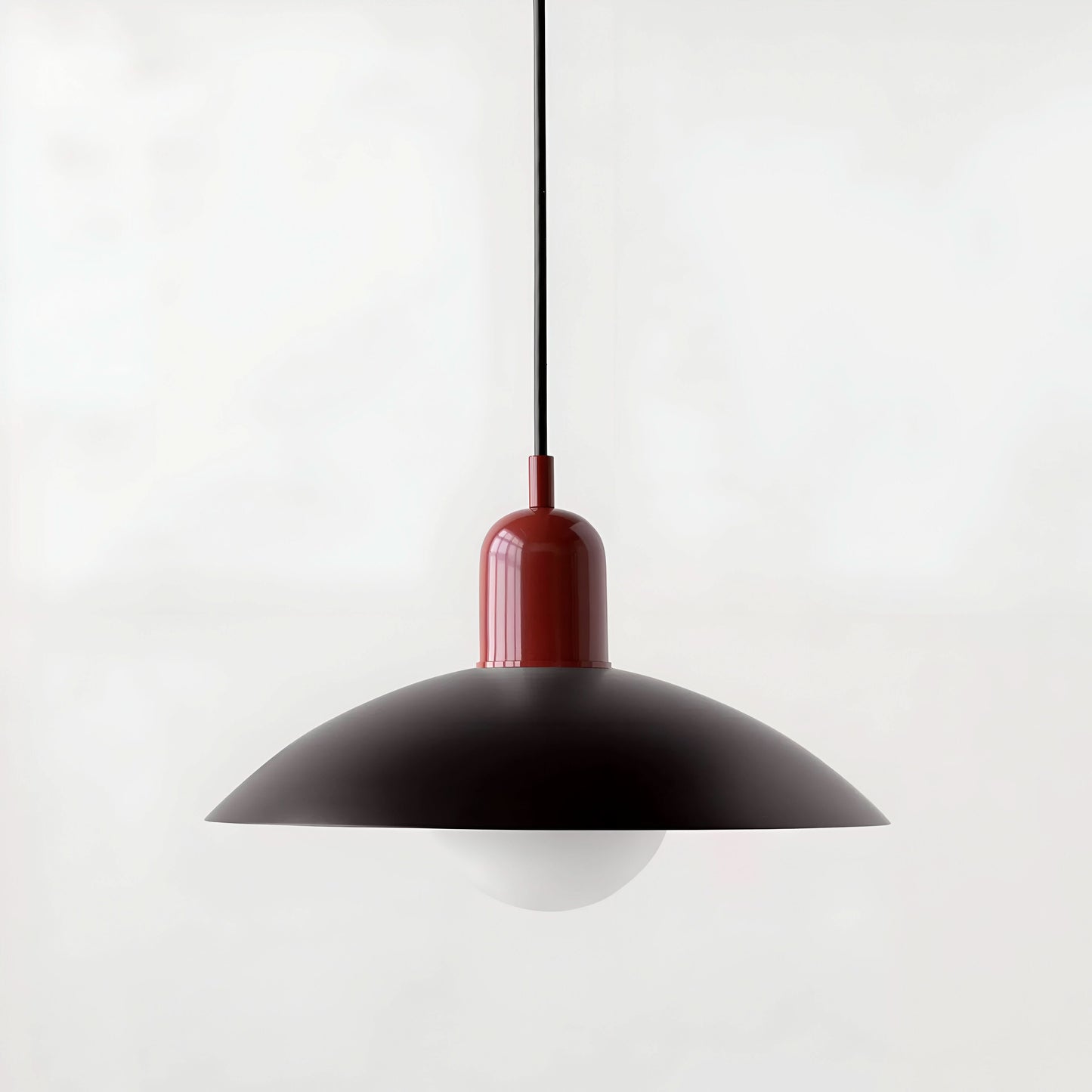 BowLift | Modern Macaron Bauhaus Pendant Light – Iron Shade