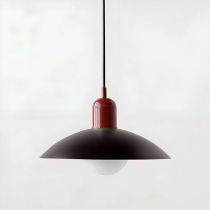 BowLift | Modern Macaron Bauhaus Pendant Light – Iron Shade