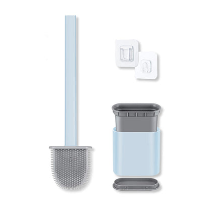 Silicone toilet brush