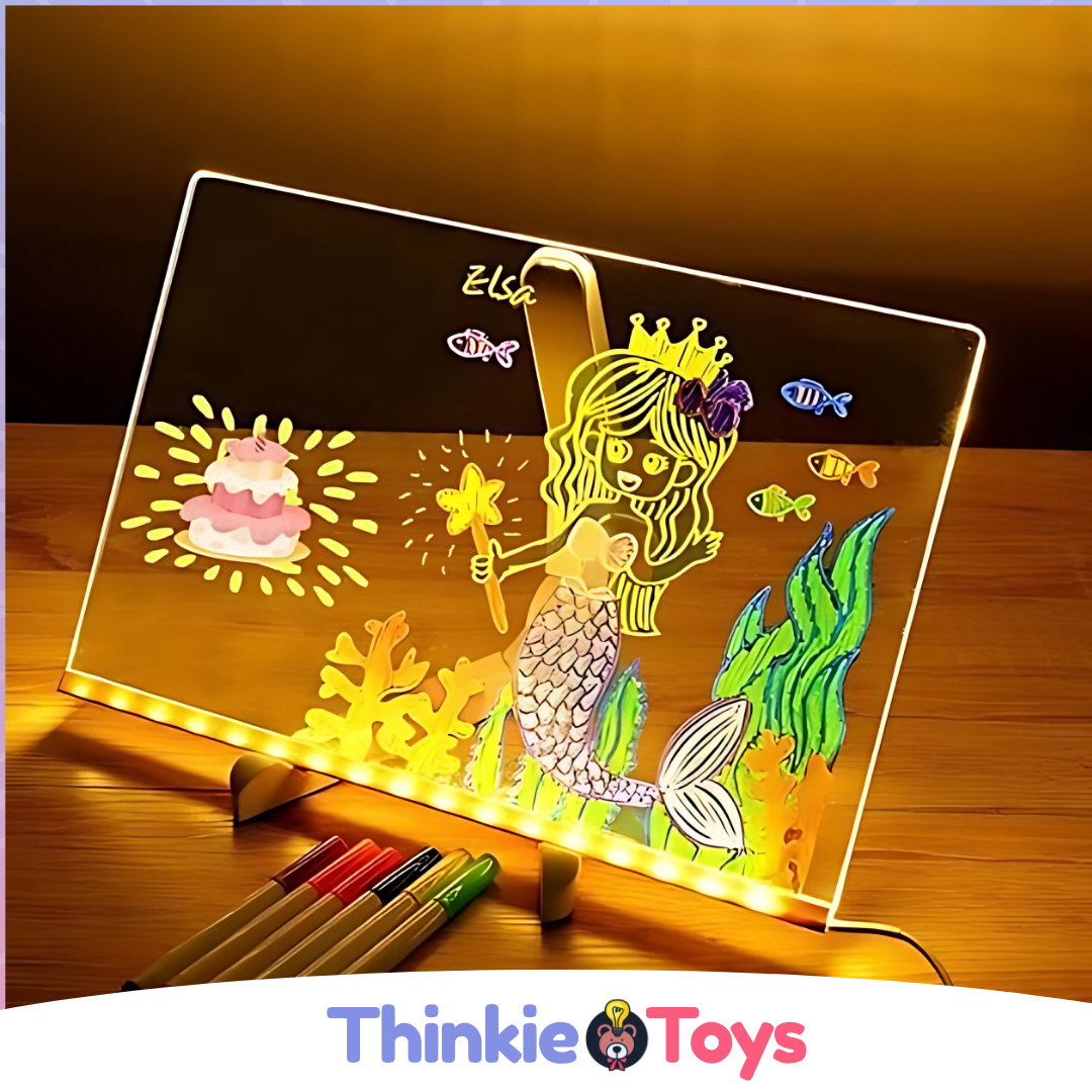 Skanto | IllumiWrite LED Drawing Board – Reusable Light Board for Creative Minds
