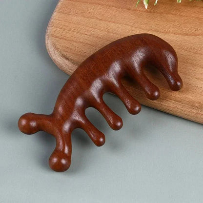 BowLift | Luxury Sandalwood Massage Comb | Antistatic & ideal for hair care & scalp massage