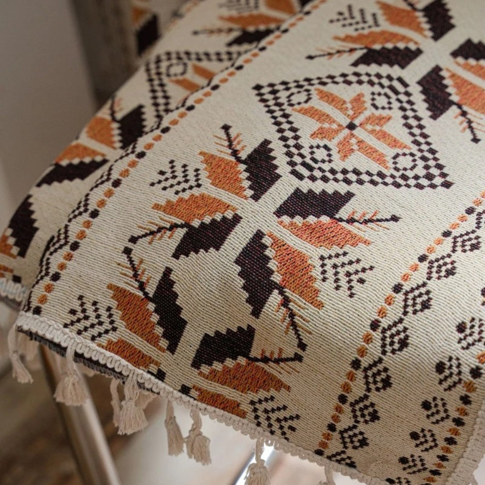 Skanto | Bohemian Geometric Semi-Blackout Curtain