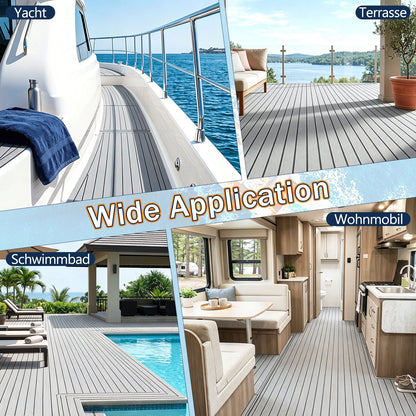 Boot Flooring EVA Teak Flooring Self-Adhesive | Bowlift