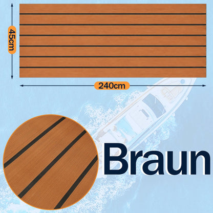 Boot Flooring EVA Teak Flooring Self-Adhesive | Bowlift