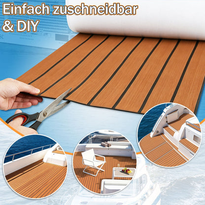 Boat EVA Teak Self-Adhesive Flooring | Karnz