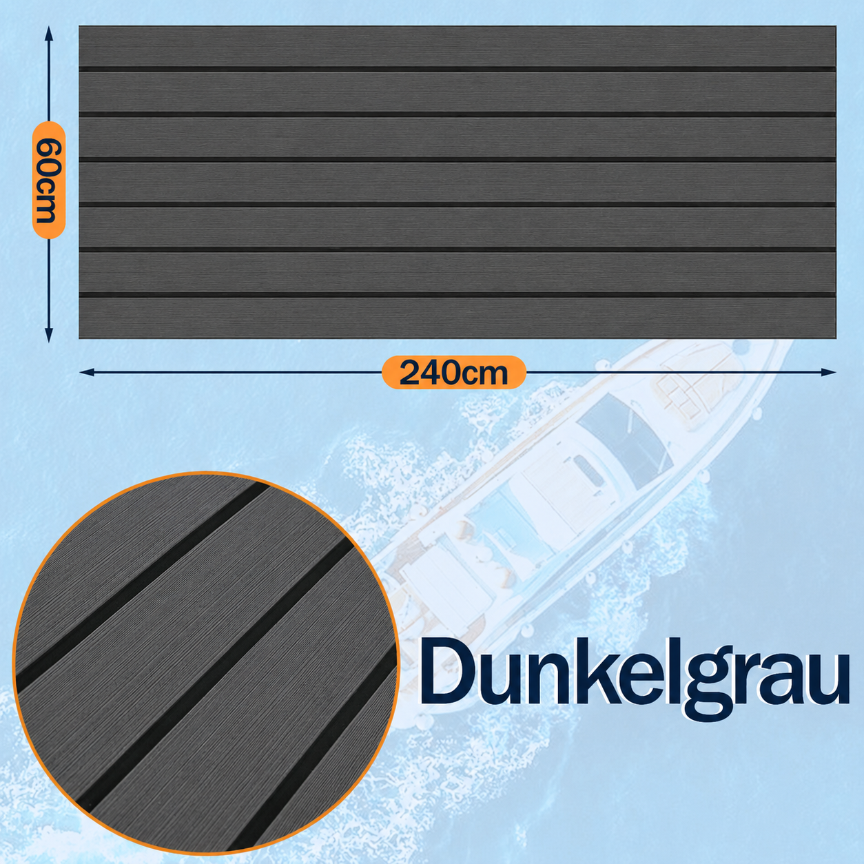 Boat EVA Teak Self-Adhesive Flooring | Karnz