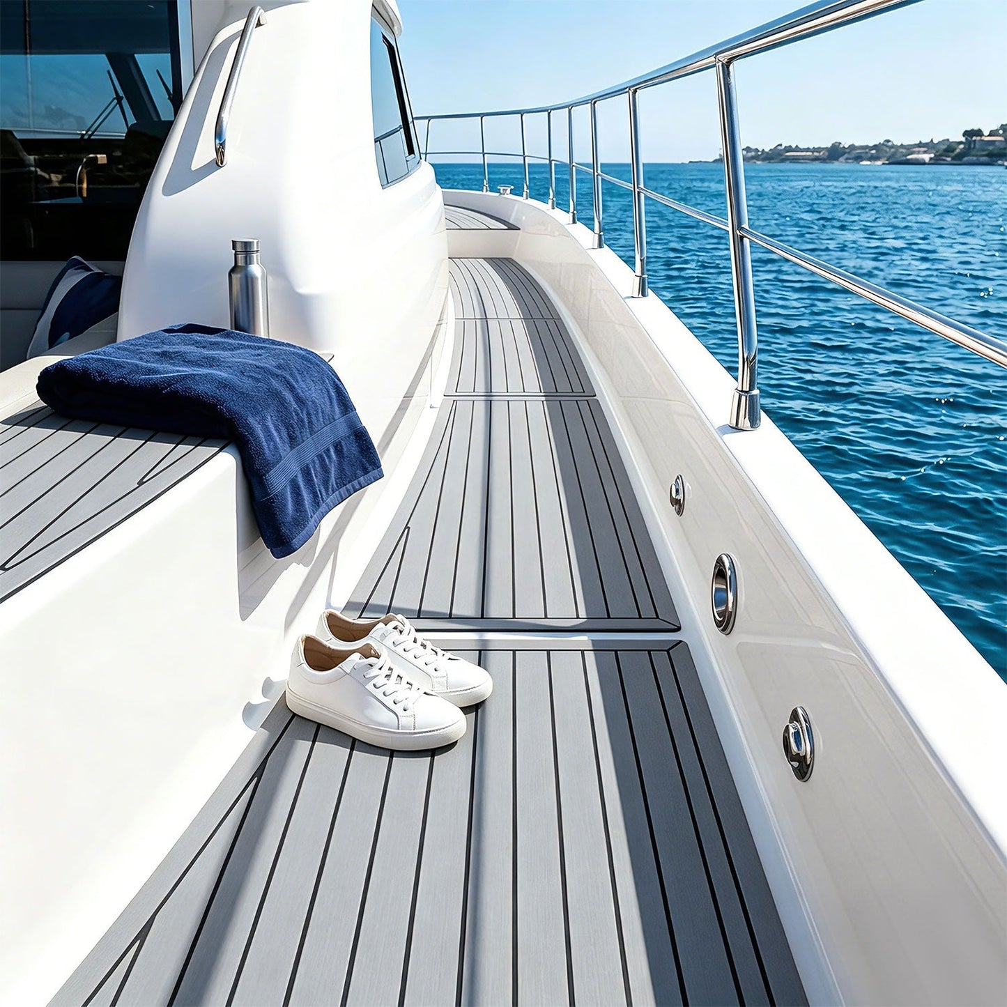 Boot Flooring EVA Teak Flooring Self-Adhesive | Bowlift