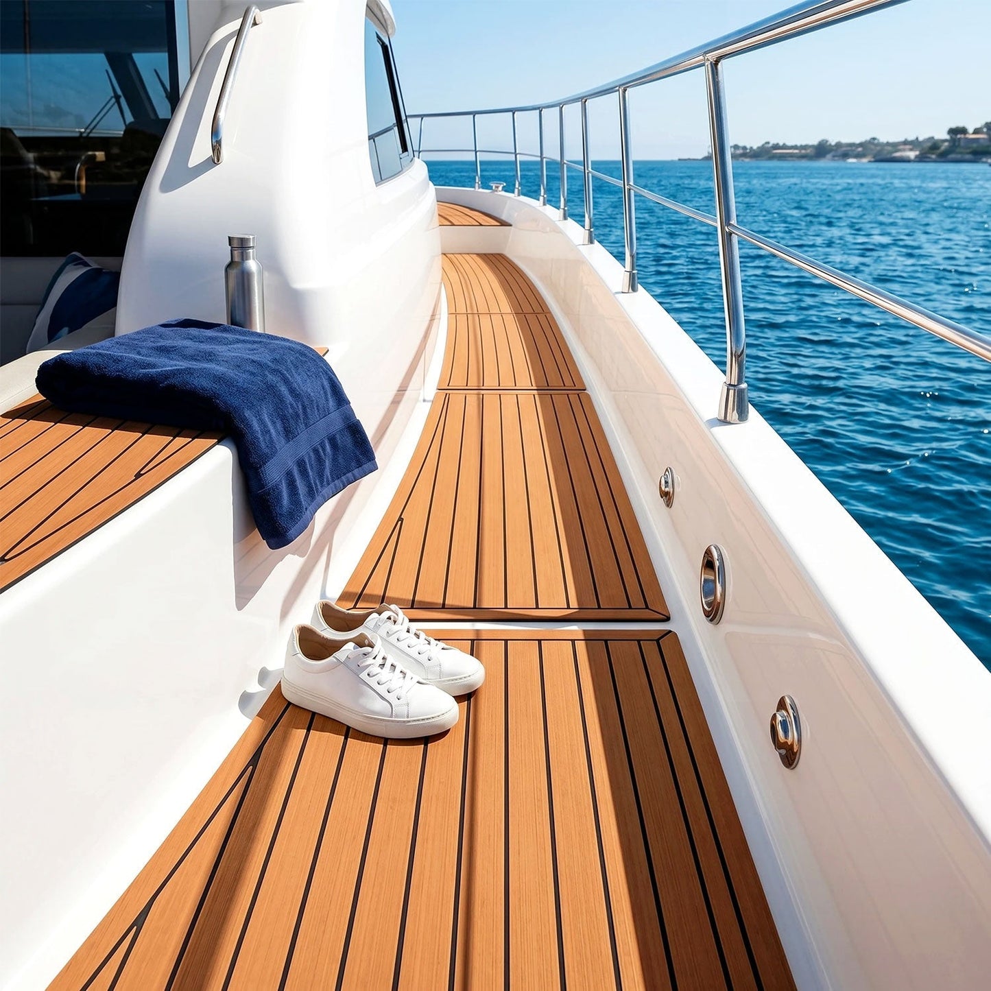 Boot Flooring EVA Teak Flooring Self-Adhesive | Bowlift