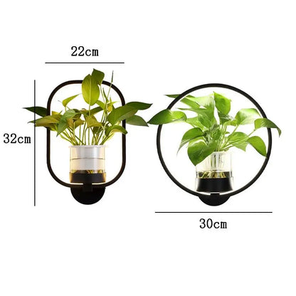 Frendorf | Botanical Wall Light with Plant | Stylish Wall Lighting