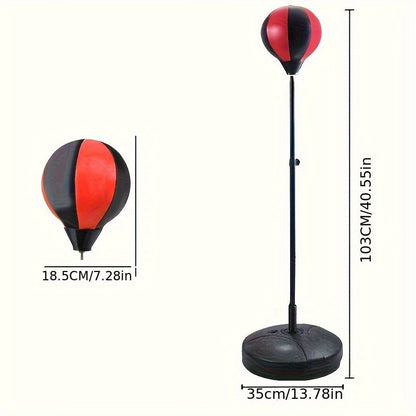 BowLift | BoksFun JuniorSet – Adjustable Punching Bag with Gloves for Children