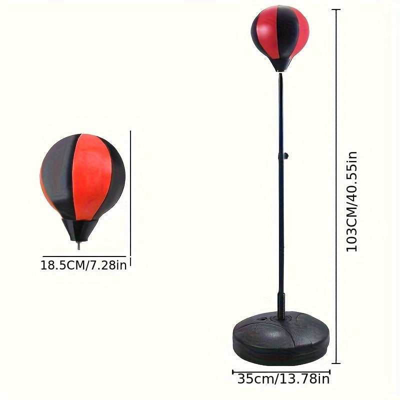 Skanto | BoksFun JuniorSet – Adjustable Punching Bag with Gloves for Kids