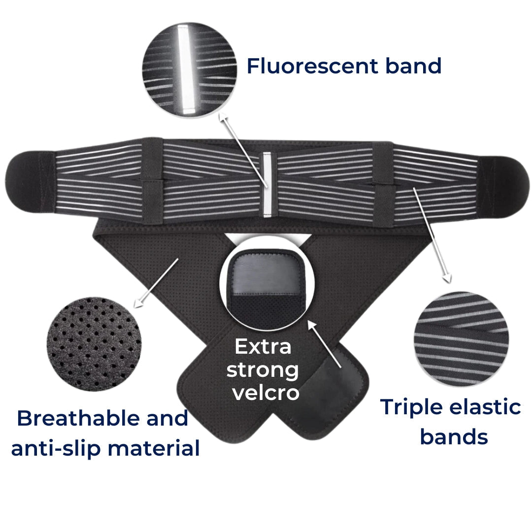 AlignEase Hip-Up Pelvis Correction Belt | Comfortable and Effective - for Pelvic Alignment - Posture Support - Pain Relief and Enhanced Mobility Bowlift