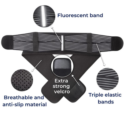 AlignEase Hip-Up Pelvis Correction Belt | Comfortable and Effective - for Pelvic Alignment - Posture Support - Pain Relief and Enhanced Mobility Bowlift