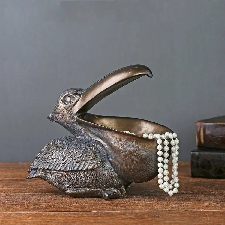 PelicanStyle Organizer – Decorative Storage Figure for Keys and Accessories | Bowlift