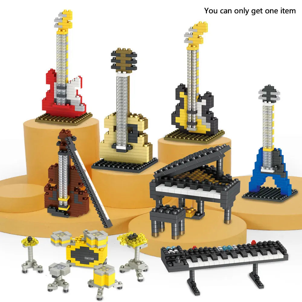 BowLift | DIY Miniature Musical Instrument made of Building Blocks – Collector's Set