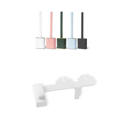 Silicone toilet brush