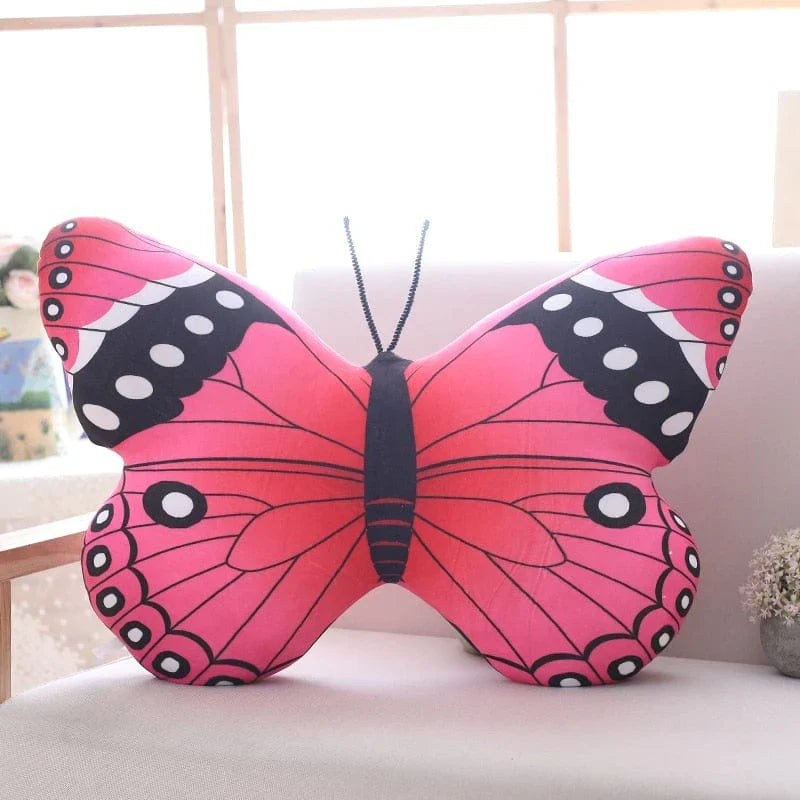 Butterfly plush pillow Bowlift