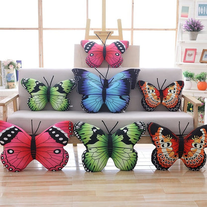 Butterfly plush pillow Bowlift