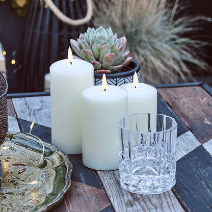 Brehn | TruGlow LED Outdoor Candles Trio with Remote Control