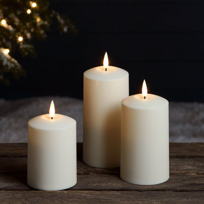 Skanto | TruGlow LED Outdoor Candle Trio with Remote
