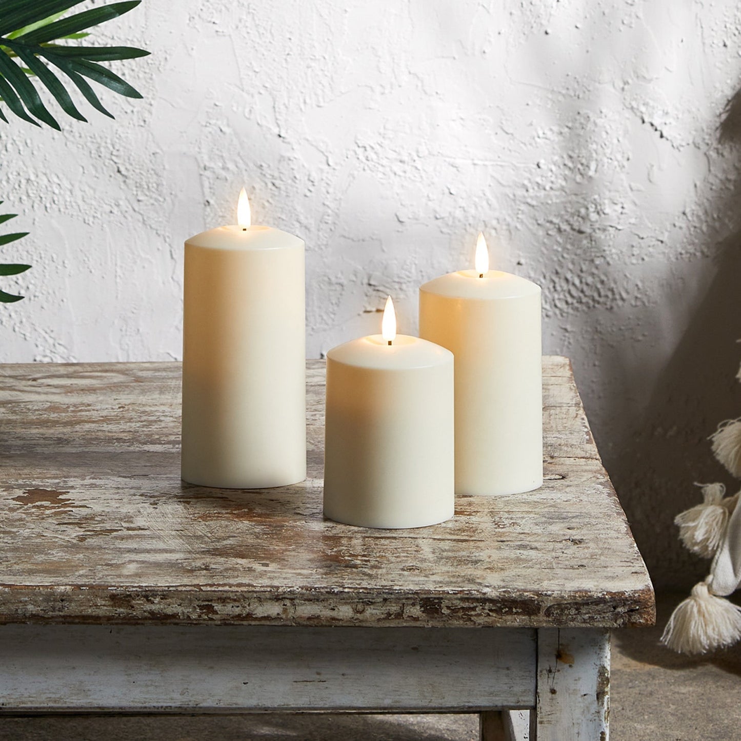 Brehn | TruGlow LED Outdoor Candles Trio with Remote Control