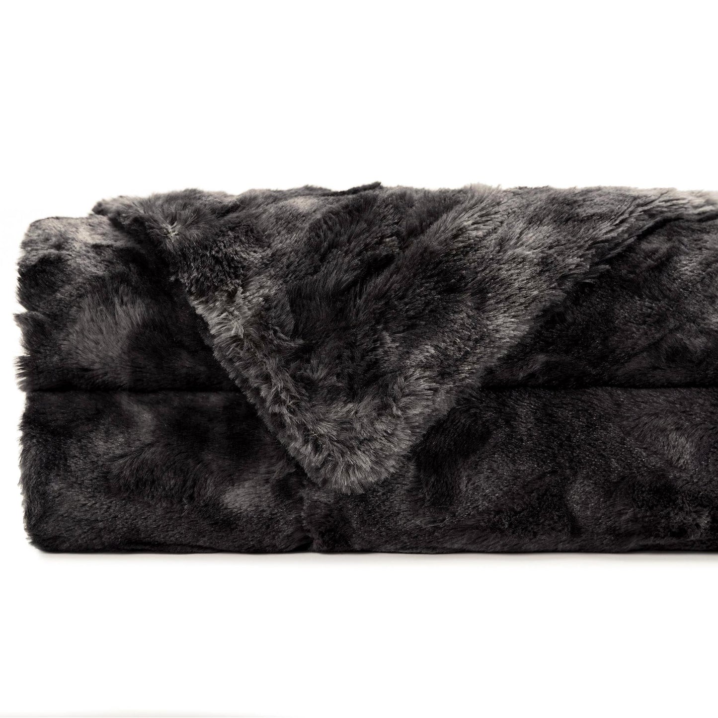 Skanto | Double-Sided Oversized Wolf Faux Fur Throw Blanket