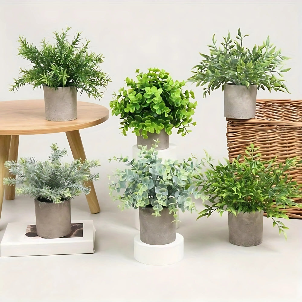 BowLift | Leafora Artificial Plants in Modern Pots Decor | 3pcs Set