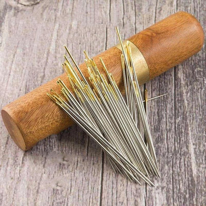Self-threading needles