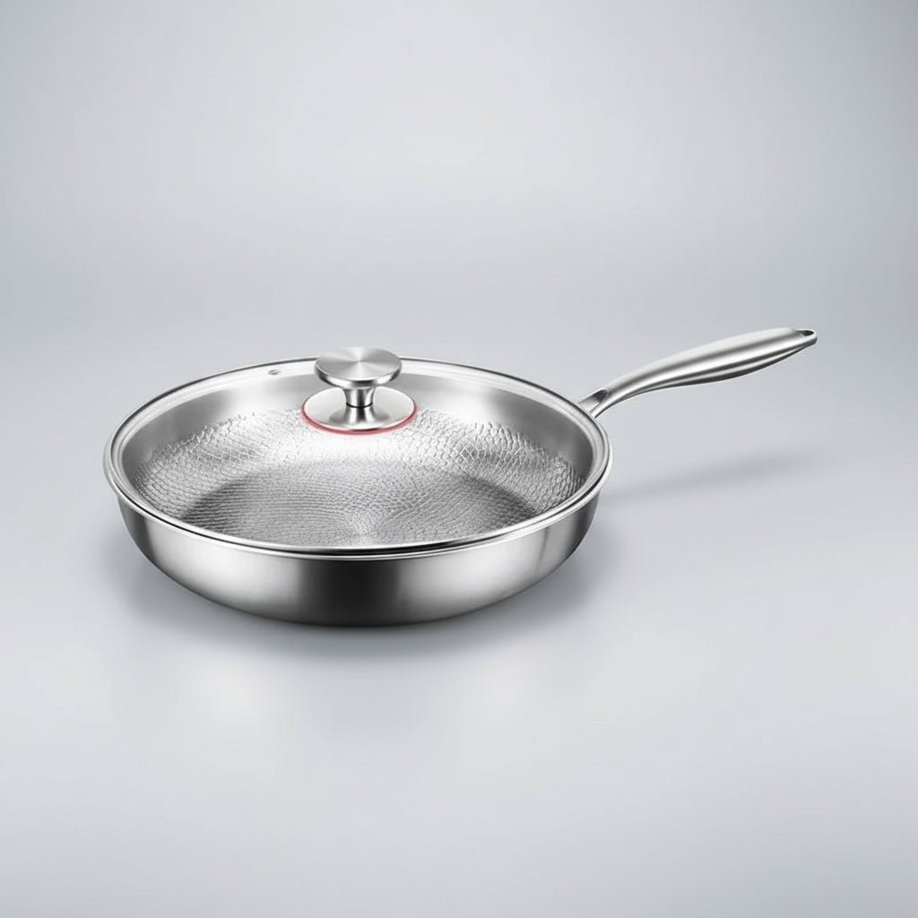 BowLift | Titanium hammered non-stick frying pan for induction cooktops and everyday cooking