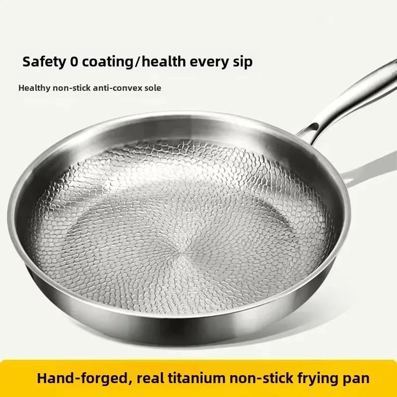 Skanto | Titanhammered Non-Stick Skillet for Induction Cooktops and Everyday Cooking