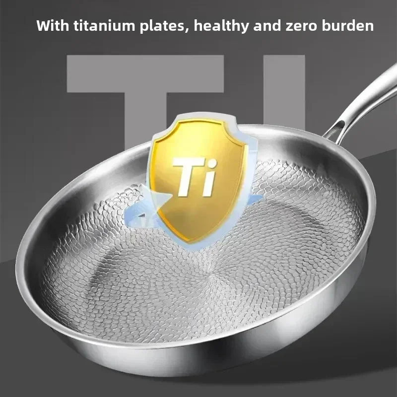 Skanto | Titanhammered Non-Stick Skillet for Induction Cooktops and Everyday Cooking