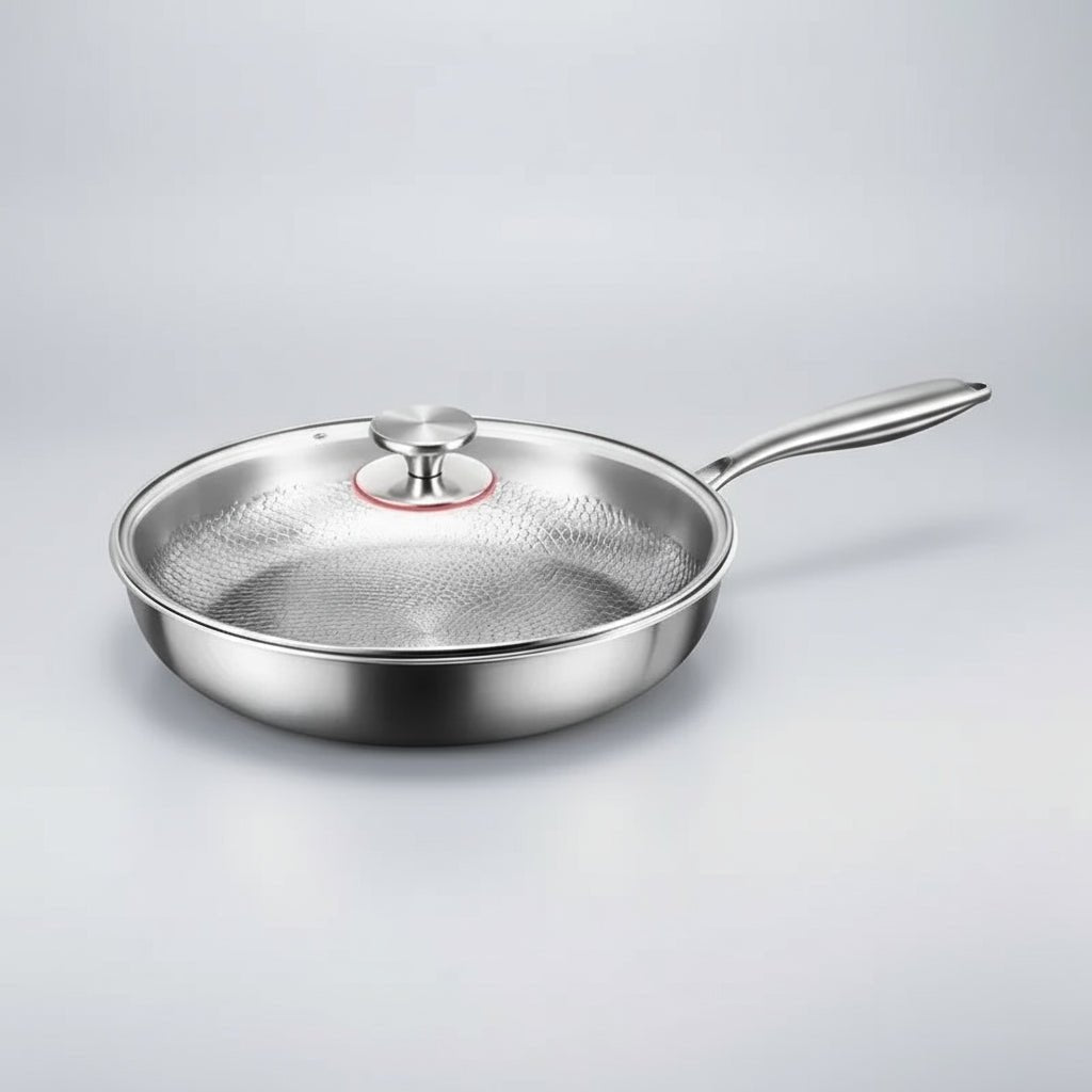 BowLift | Titanium hammered non-stick frying pan for induction cooktops and everyday cooking