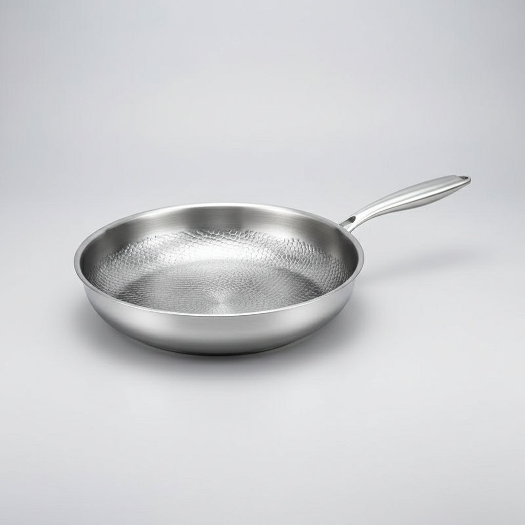 BowLift | Titanium hammered non-stick frying pan for induction cooktops and everyday cooking