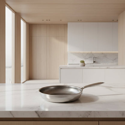 BowLift | Titanium hammered non-stick frying pan for induction cooktops and everyday cooking
