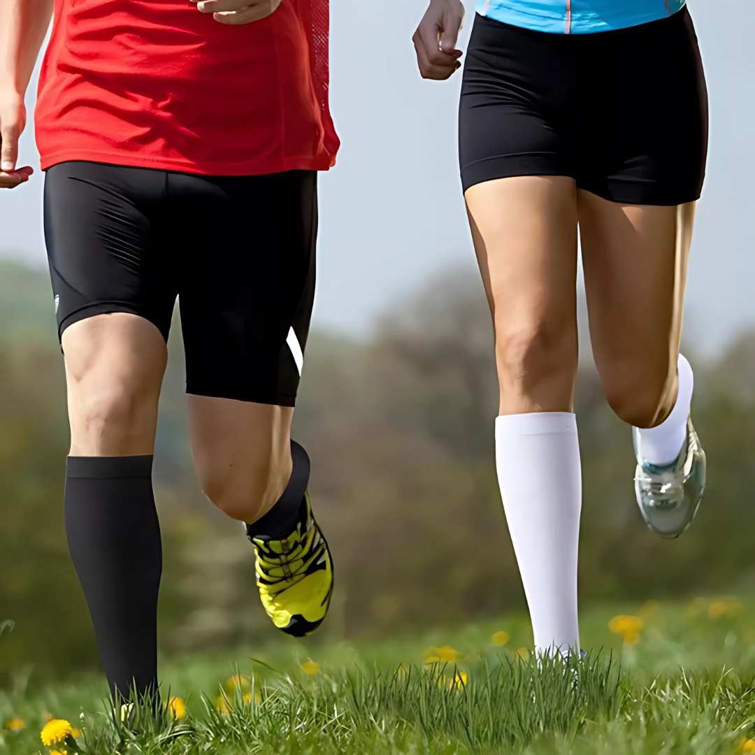 CircuFlex High Graduated Compression Socks | Improved Blood Circulation and Pain Relief - Ideal for Athletes - Travelers - Varicose Veins Bowlift